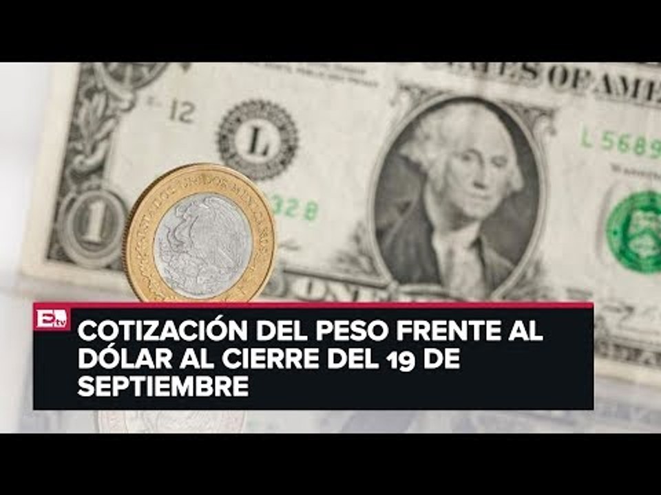 Así cerró el peso frente al dólar