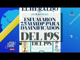 Los encabezados del día en De Pisa y Corre | 19/septiembre/2019