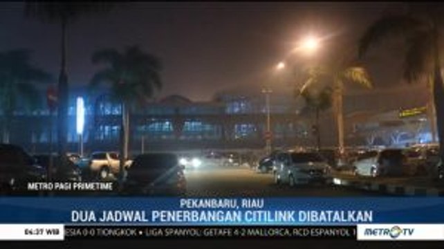 Dua Jadwal Penerbangan di Bandara Pekanbaru Batal Berangkat