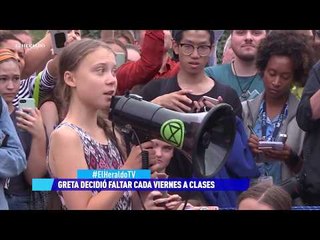 Greta Thunberg, joven ambientalista que convocó a marcha mundial contra cambio climático