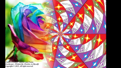 My feelings for you are like a rainbow rose [Poetry] [Quotes and Poems]