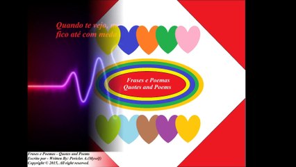 Quando te vejo, meu coração bate descontroladamente! [Frases e Poemas]