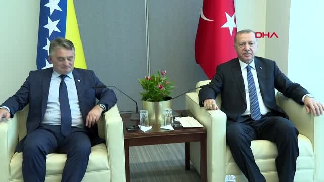 Erdoğan, bosna hersek devlet başkanlığı konseyi başkanı zeljko komsic ile görüştü