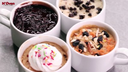 4 EASY MUG CAKE RECIPE l NUTELLA l APPLE l CHOCOLATE l HEALTHY OTS MUG CAKE l EGGLESS & WITHOUT OVEN