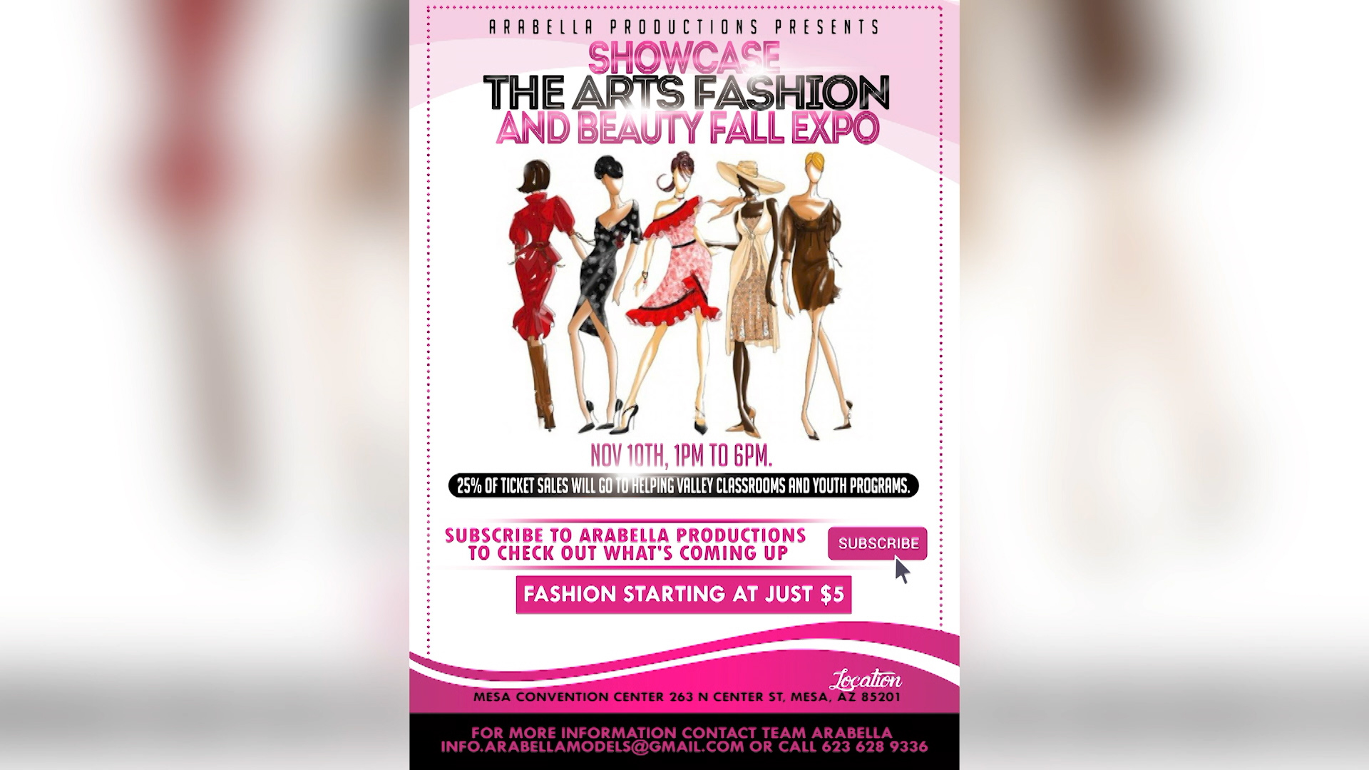 Showcase the Arts Fashion and Beauty Expo