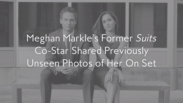 Meghan Markle’s Former Suits Co-Star Shared Previously Unseen Photos of Her On Set