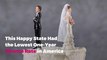 Divorce Rates Are Down, and This Happy State Had the Lowest One-Year Divorce Rate in America