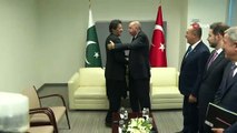 Cumhurbaşkanı Erdoğan, Pakistan Başbakanı Han'ı kabul etti