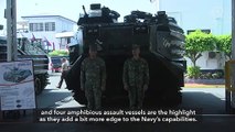 Philippine Navy debuts new amphibious vehicles, attack vessels