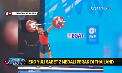 Eko Yuli Sabet 2 Medali Perak di Thailand