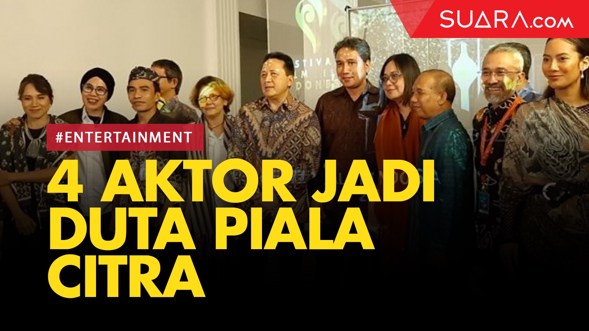 ⁣39 Tahun Festival Film Indonesia, 4 Aktor Ini Jadi Duta Piala Citra
