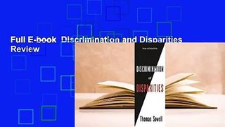 Full E-book  Discrimination and Disparities  Review