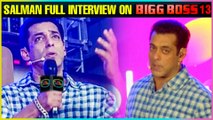 Salman Khan REACTS On NO COMMONERS Theme | FULL INTERVIEW | Bigg Boss 13 Show Launch