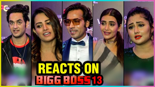 TV Celebs On Bigg Boss 13 | Rashmi Desai, Vikas Gupta, Anita Hassanandani | Golden Glory Awards 2019