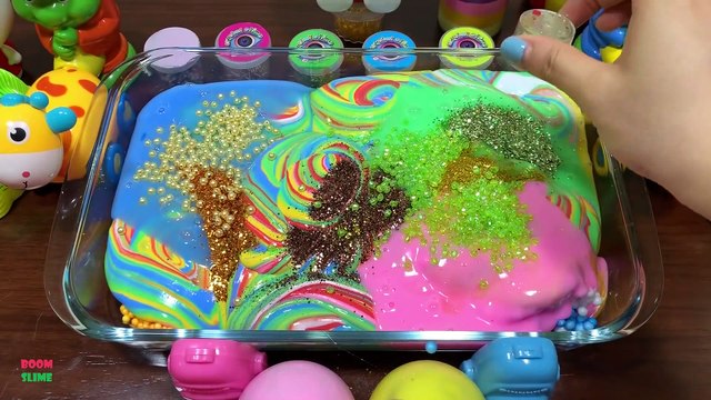 Relaxing with Piping Bags !! Mixing Random Things Into Slime !! Satisfying Slime Smoothie #661