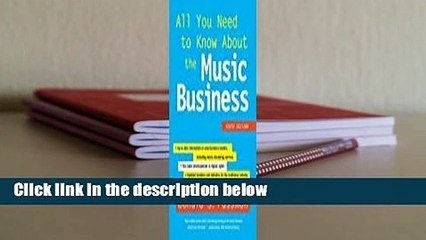 All You Need to Know About the Music Business  For Kindle