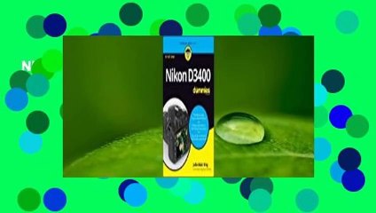 Nikon D3400 for Dummies  For Kindle