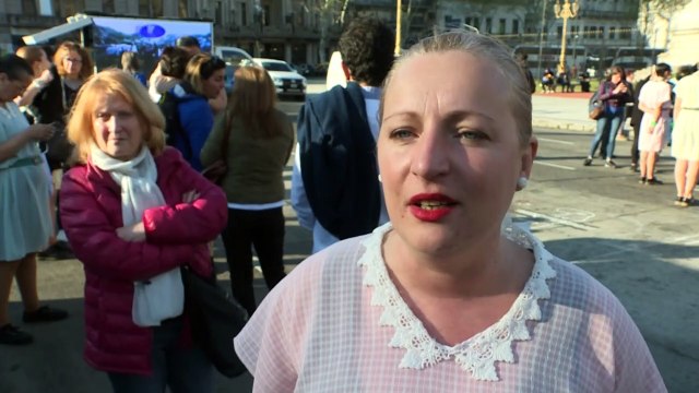 Evitas anti-Macri toman las calles de Buenos Aires