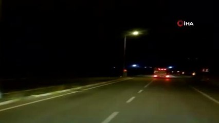 Çorum'da korkutan depo yangını