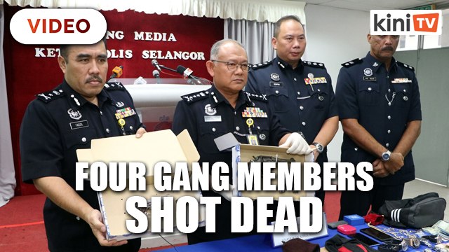 Four suspects shot dead by police hours after alleged robbery