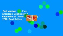 Full version  The First American Cookbook: A Facsimile of 