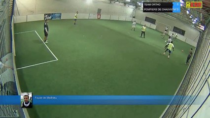 Faute de Mathieu  - TEAM ORTHO Vs POMPIERS DE CHAUVIGNY - 23/09/19 20:00 - LIGUE 1