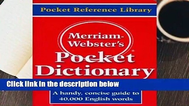 [FREE] Merriam Webster s Pocket Dictionary