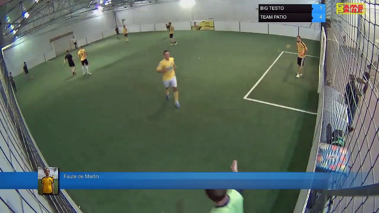 Faute de Martin - BIG TESTO Vs TEAM PATIO - 23/09/19 21:00 - LIGUE 1 - Poitiers Game Parc