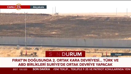 Fırat'ın doğusunda 2. ortak kara devriyesi