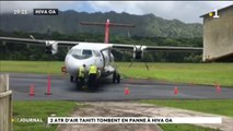 Deux avions ATR en panne à Hiva Oa