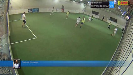 Faute de Emmanuel  - TEAM ORTHO Vs POMPIERS DE CHAUVIGNY - 23/09/19 20:00 - LIGUE 1