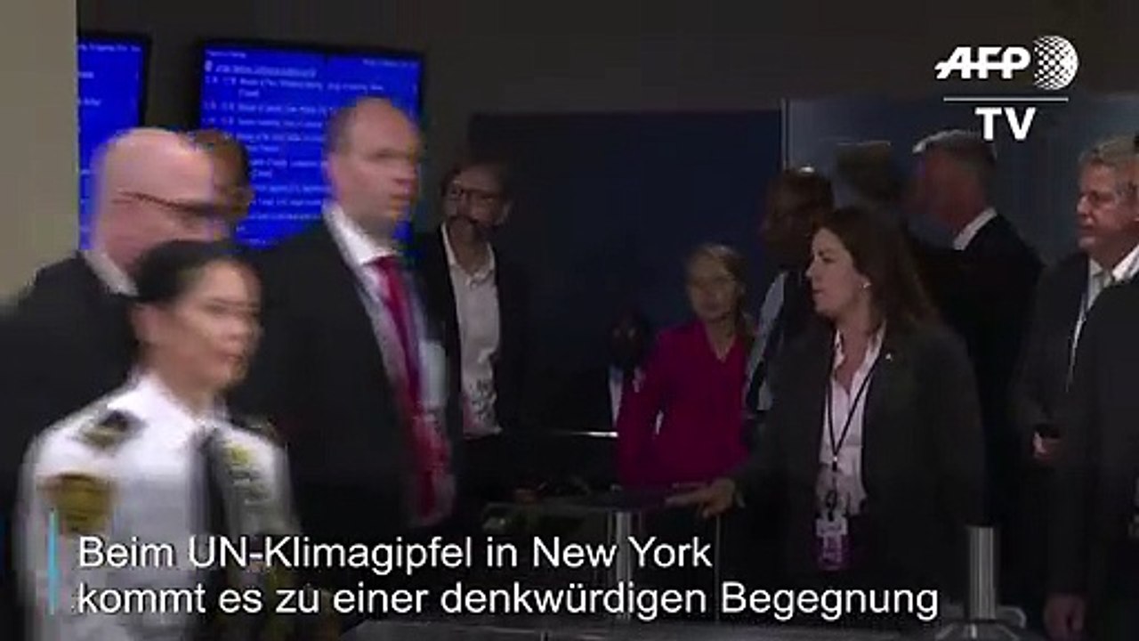 Thunberg und Trump und der zornige Blick