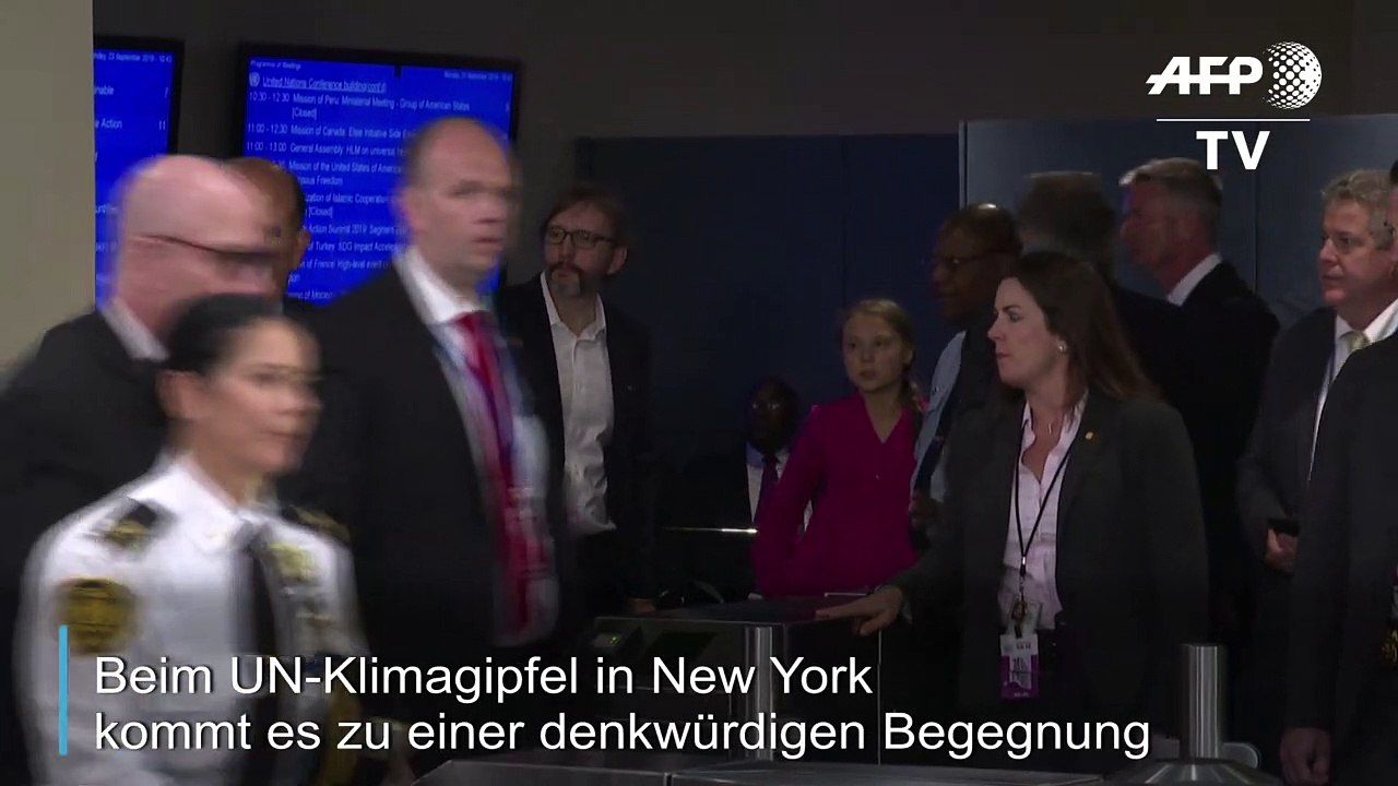 Thunberg und Trump und der zornige Blick