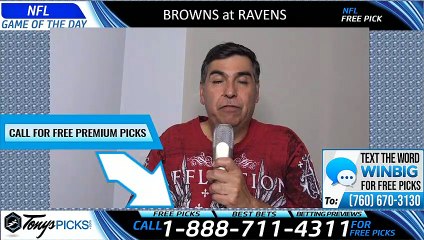 Browns Ravens NFL Pick 9/29/2019