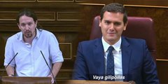 Rivera, sobre Iglesias:  Capullo... Vaya gilipollas