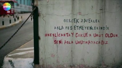 Çukur dizisi, hayatını kaybeden Neslican Tay'ı unutmadı