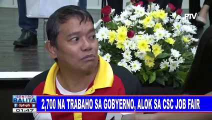 2,700 na trabaho sa gobyerno, alok sa CSC Job Fair