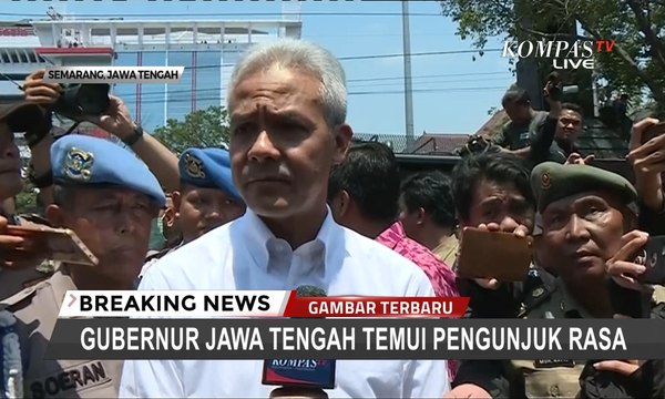 Ganjar Pranowo: Kita akan Teruskan Aspirasi Mahasiswa