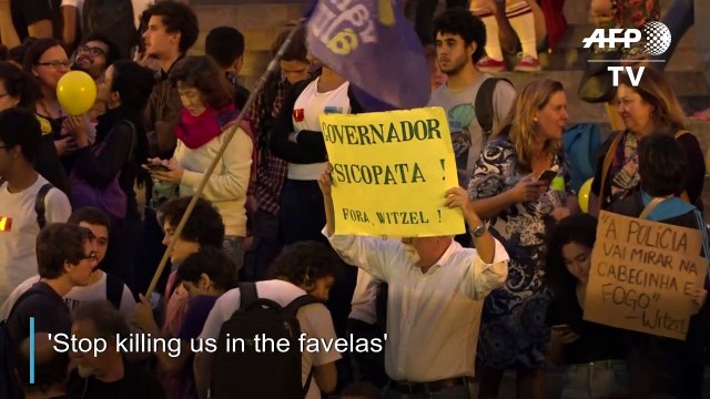 ‘Stop killing us’ : Brazilians protest against police violence in favelas
