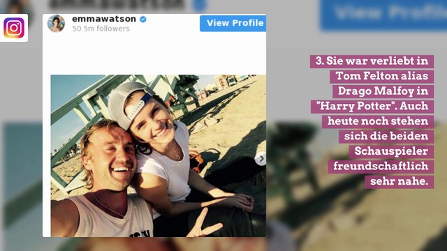 Emma Watson: 8 Anekdoten über die Schauspielerin