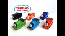 THOMAS AND FRIENDS - Thomas the Tank Engine, James, Percy, Diesel, Belle, Flynn Pull Back Trains