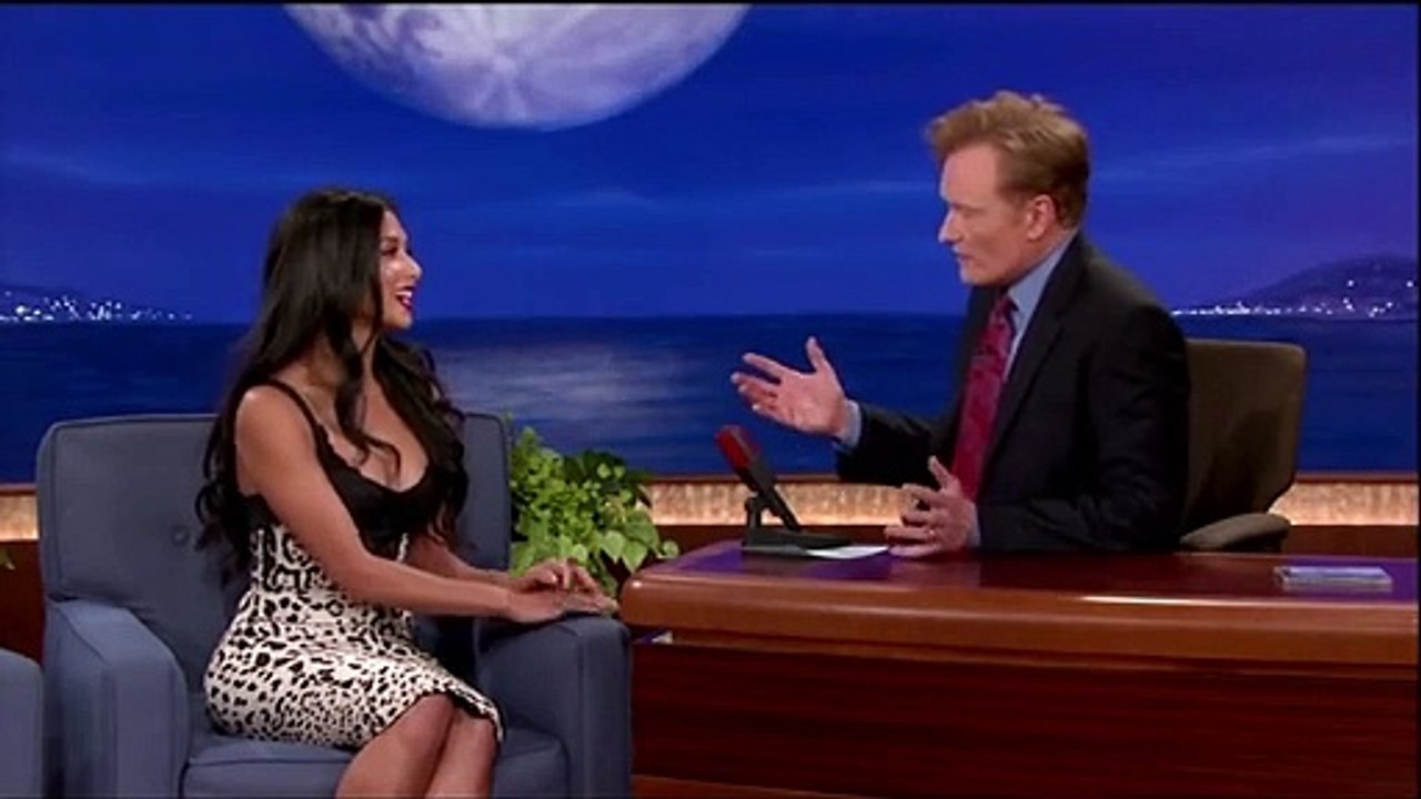 Nicole Scherzinger Busts Conan For Staring At Her Boobs - YouTube