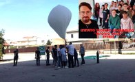 Aversa (CE) - Pallone sonda lanciato dall'istituto 