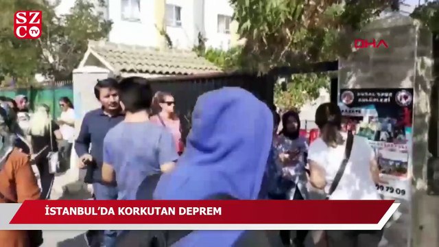 İstanbul'da korkutan deprem