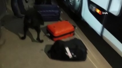 Valizde uyuşturucu sevkiyatına darbe
