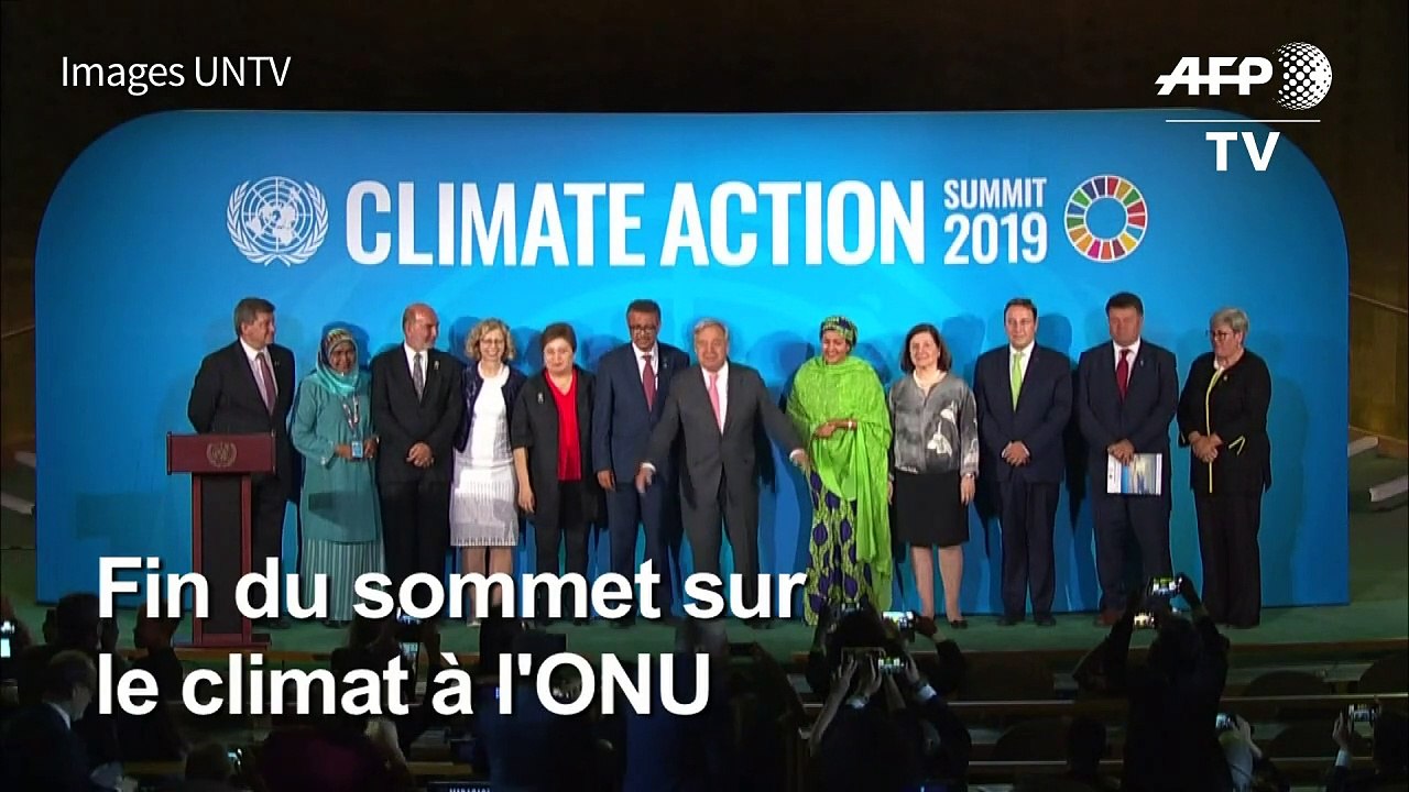 Clôture du Sommet sur l'Action Climatique à l'ONU