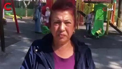 Deprem anında büyük panik kamerada