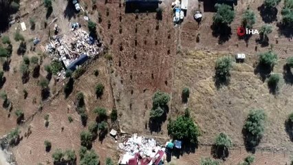 Villa ve çiftlik evi yaparak 50 dönümlük ormanı katlettiler