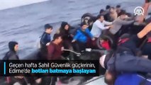Mehmetçik düzensiz göçmenleri dev dalgaların arasından böyle kurtardı