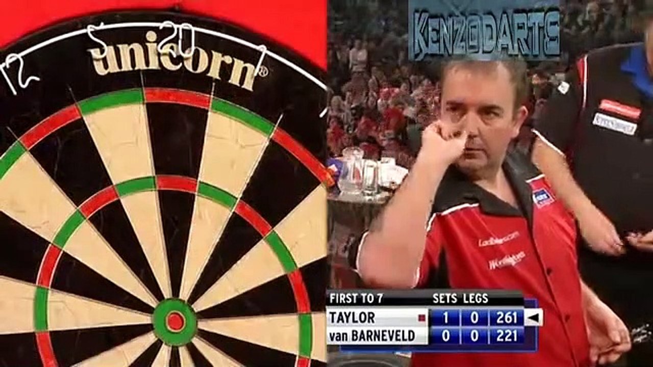 PDC World Darts Championships Final 2009 - Phil Taylor vs Raymond van Barneveld  1of2